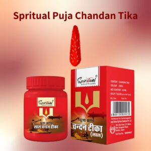 Spiritual Pooja Chandan Tikka Red Wet Tilak