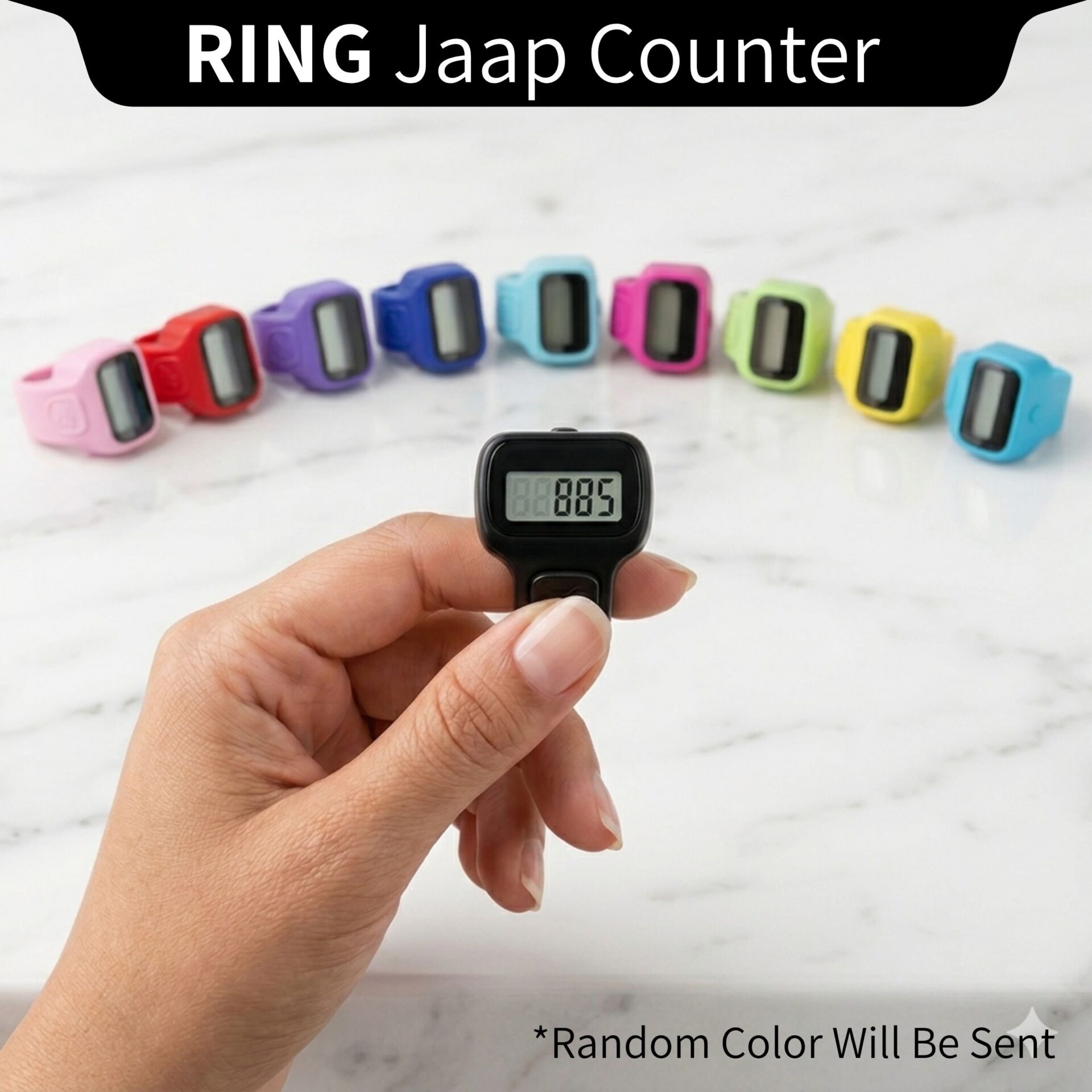 Ring Jaap Counter – Finger Tally Counter for Mantra Chanting & Meditation