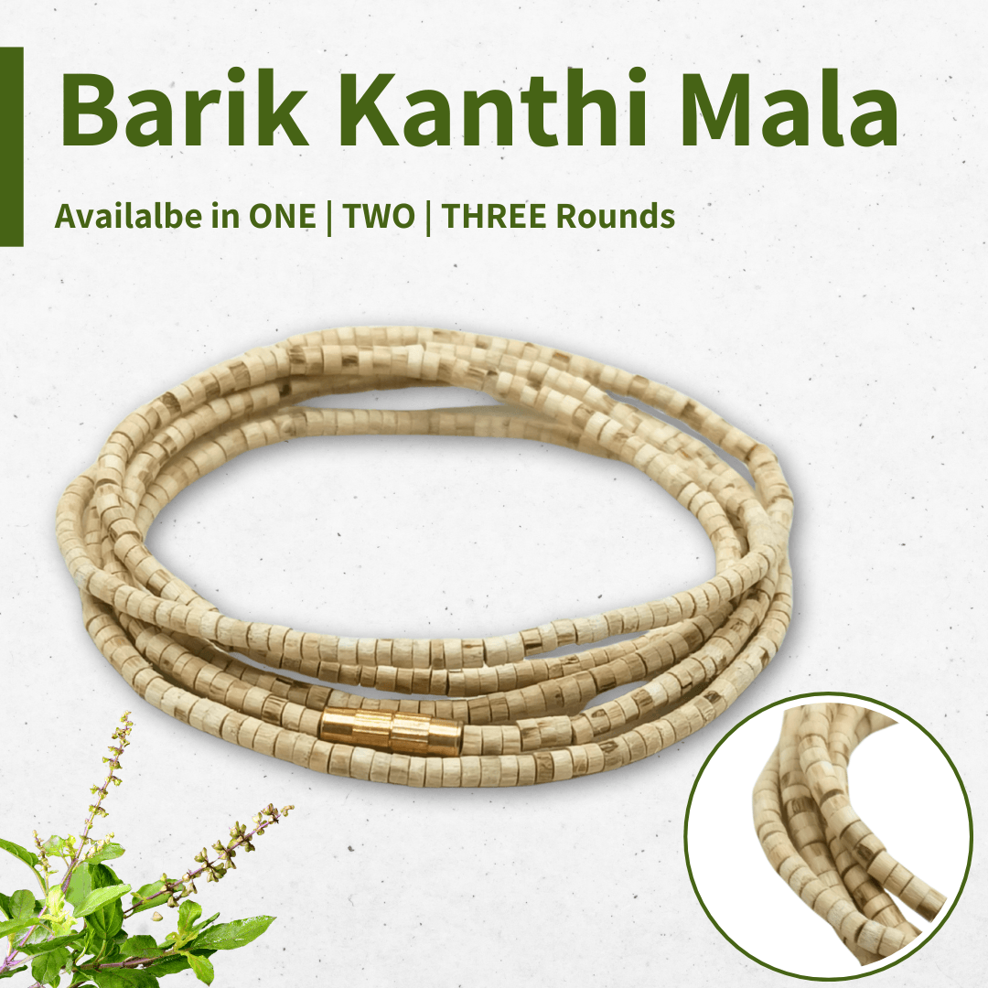 Barik Pure Tulsi Kanthi Mala – Made in Vrindavan (Size: 40, 70, 120cm) | RadheKrishnaWorld
