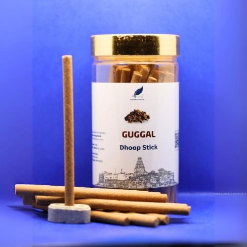Guggal Dhoop Stick Made in Vrindavan – Natural Guggal Fragrance 150g | RadheKrishnaWorld