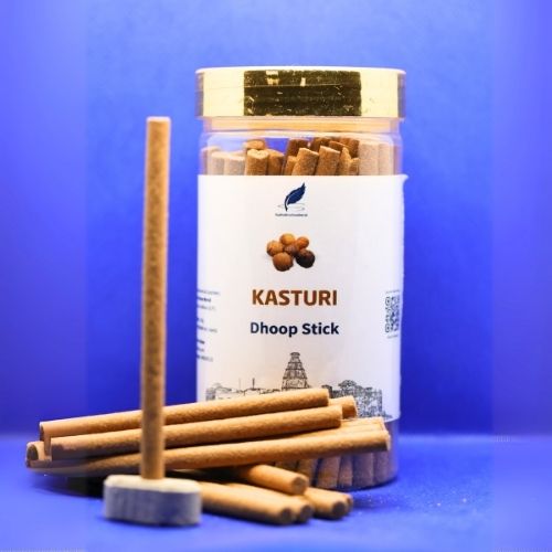 Kasturi Dhoop Stick Made in Vrindavan – Natural Guggal Fragrance 150g | RadheKrishnaWorld