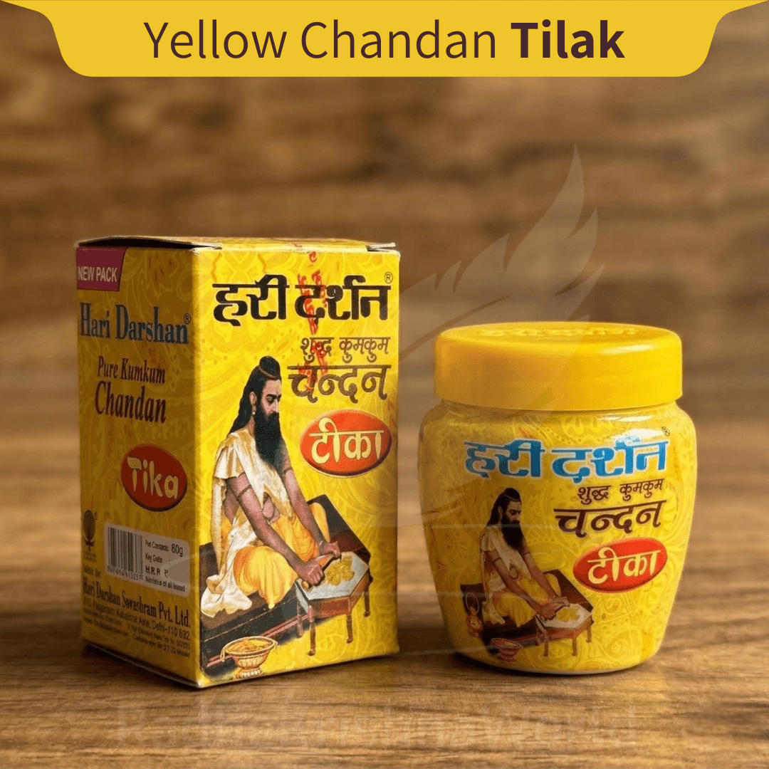 Hari Darshan Geela Kumkum Chandan Tika | Premium Wet Paste for Daily Tilak