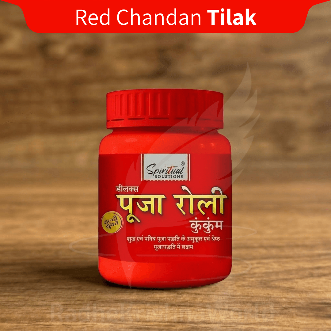 Dharmik Pooja Roli Deluxe | Premium Red Tilak Powder for Puja & Rituals