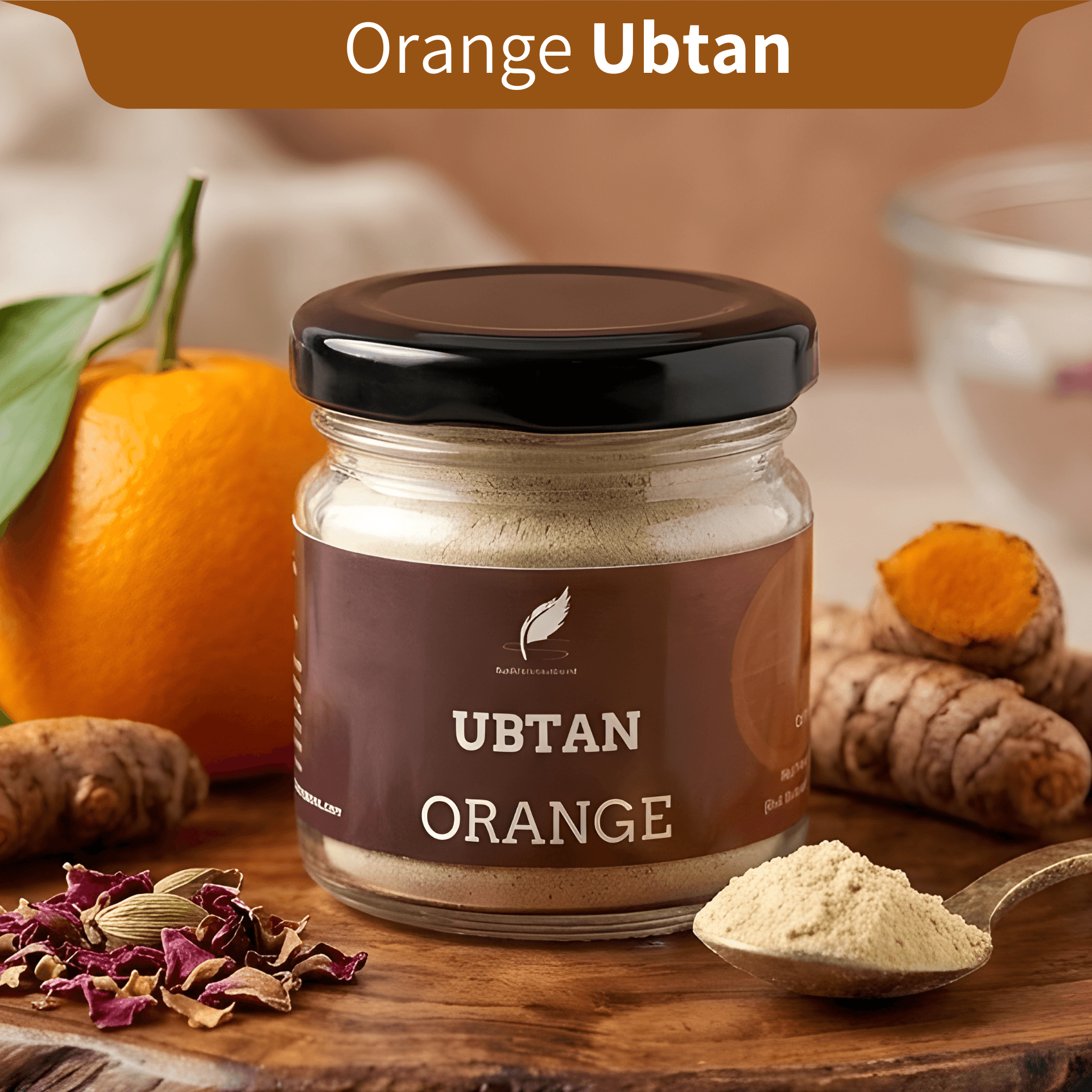 Natural Naarangi Ubtan (15g) | Orange Peel Ayurvedic Snan Powder for Ladoo Gopal Ji