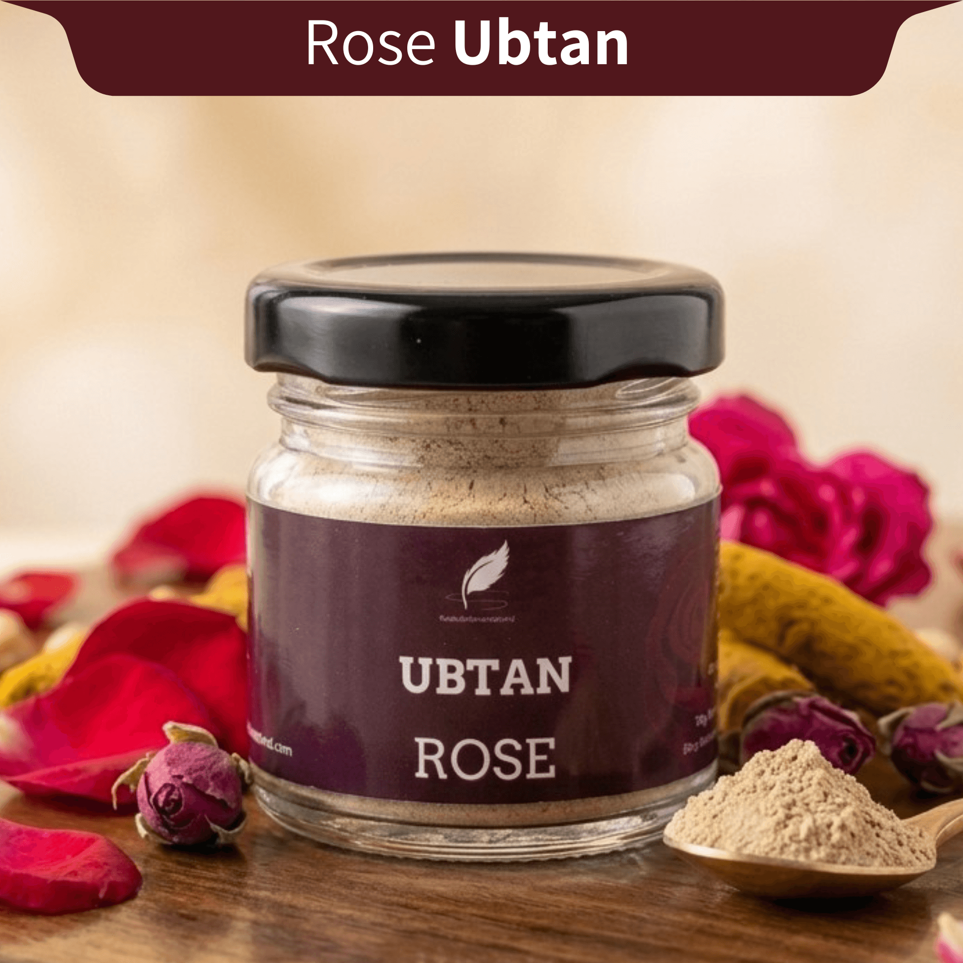 Pure Gulab Ubtan (15g) | Natural Ayurvedic Snan Powder for Ladoo Gopal Ji