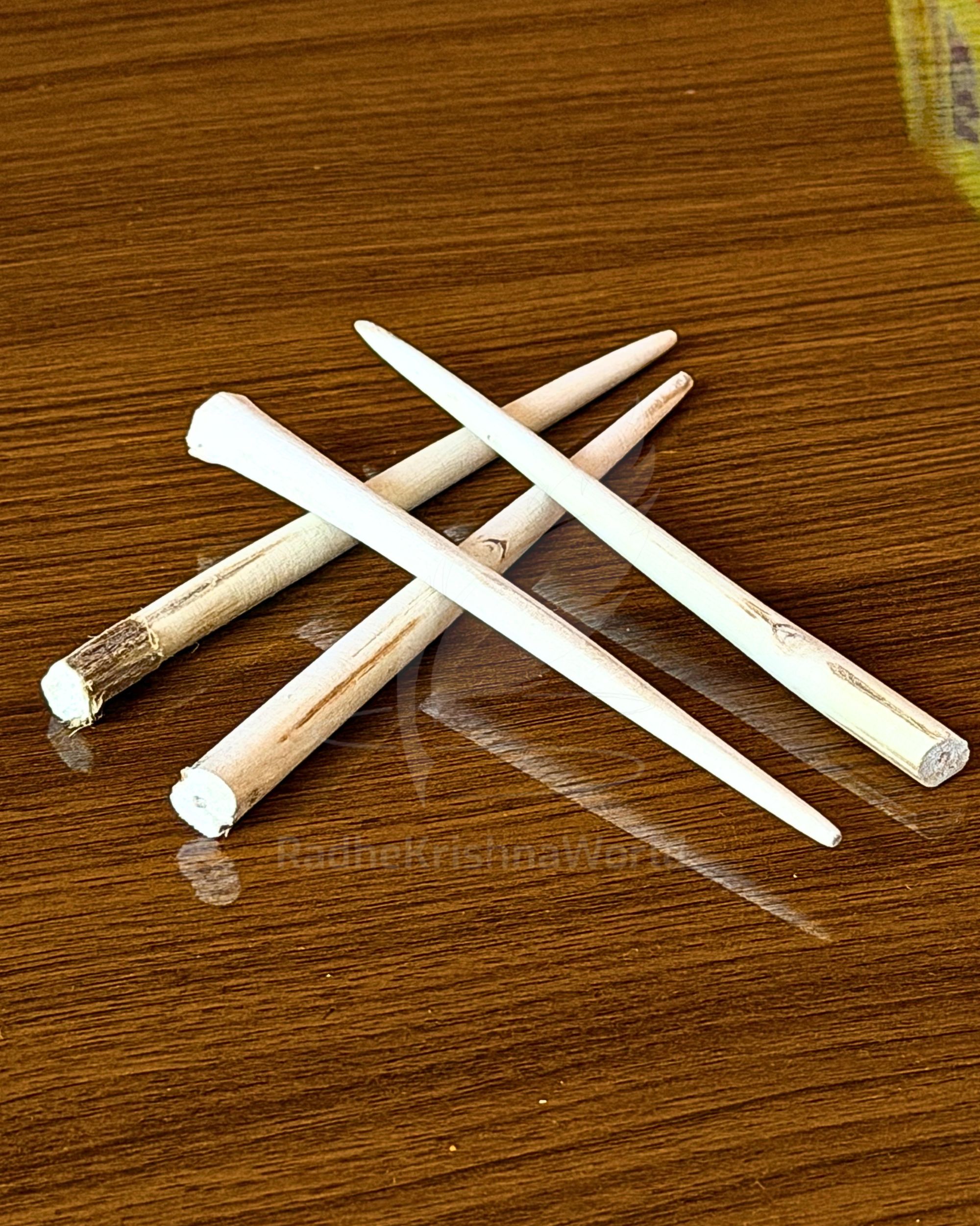 Original Handmade Tulsi Stick for Applying Tilak (4 Inch Pack of 1 ) | Sourced from Vrindavan Premium Vaishnav Tilak Shringar Essential