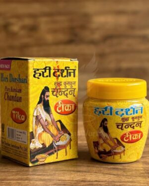 Hari Darshan Geela Kumkum Chandan Tika | Premium Wet Paste for Daily Tilak